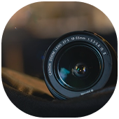 a camera view of the lense